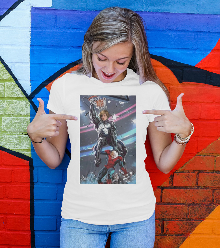 Princess Diana Venom Dunking On Spider-Man T-Shirt