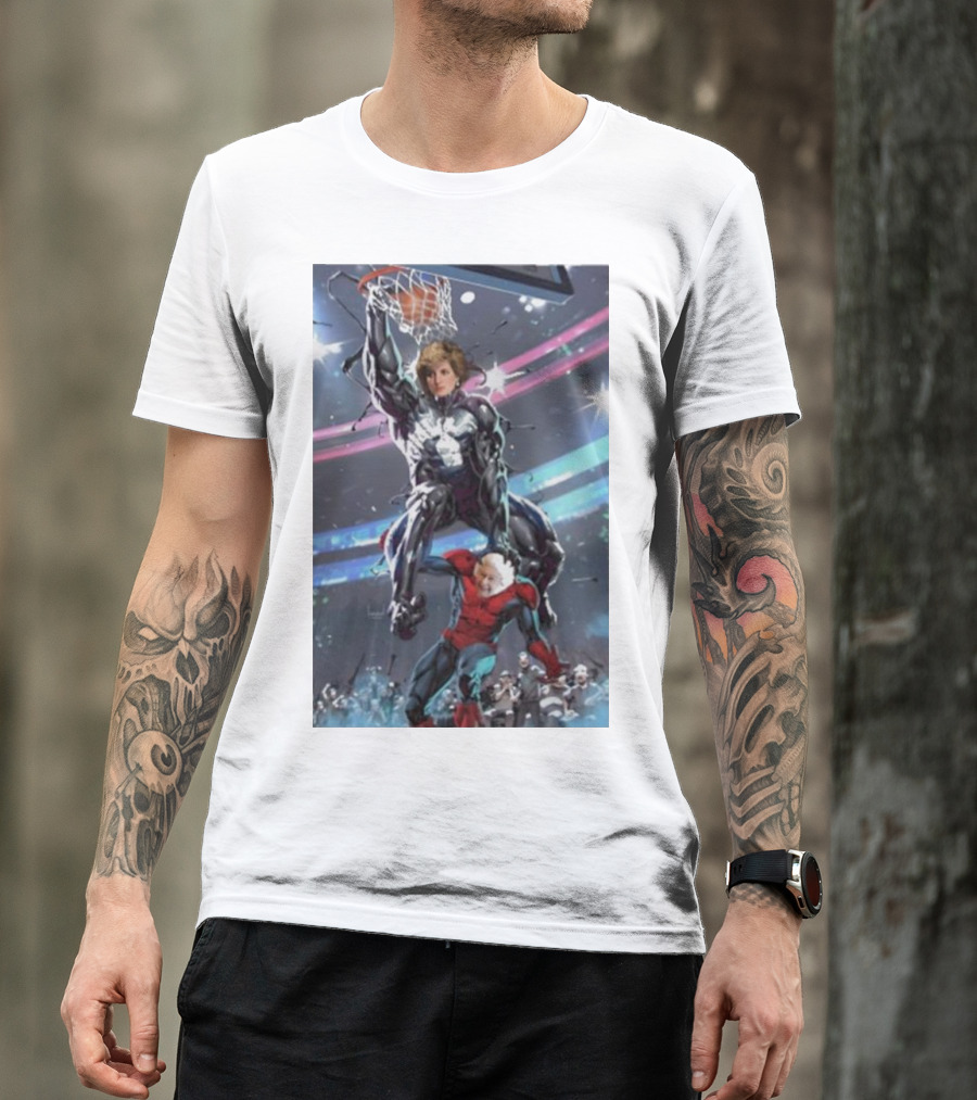 Princess Diana Venom Dunking On Spider-Man T-Shirt