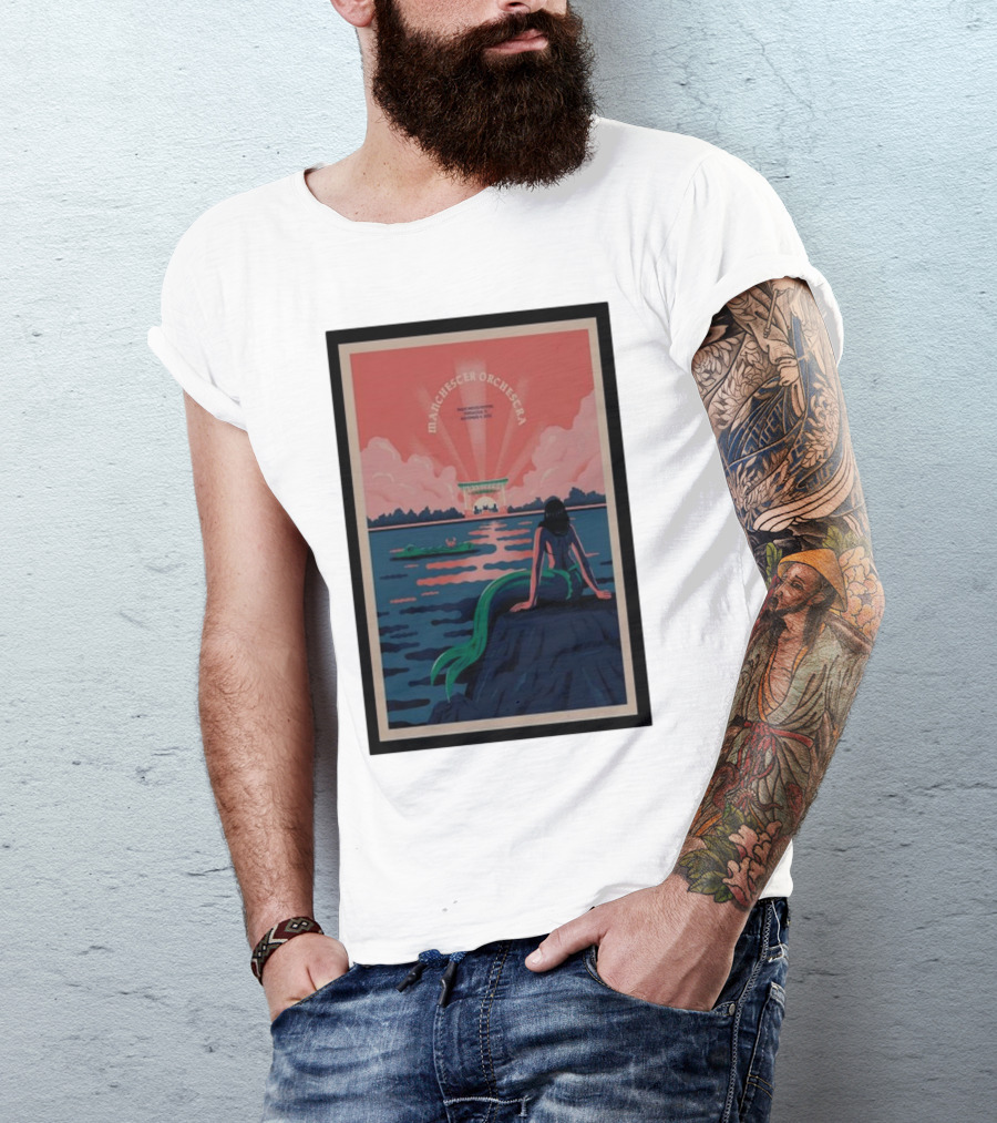 Manchester Orchestra Night Moves Fest November 04 Pensacola Mermaid T-Shirt