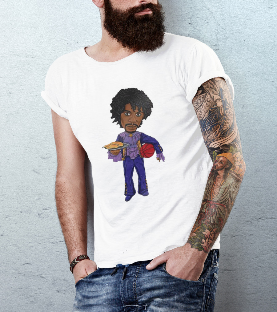 Dave Chappelle Prince Basketball Pancakes T-Shirt