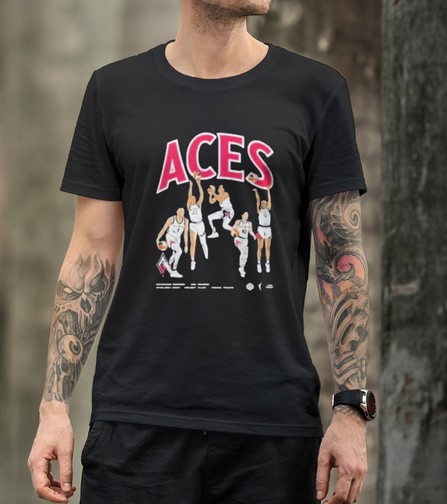 ACEs Basketball Team Players Action T-Shirt