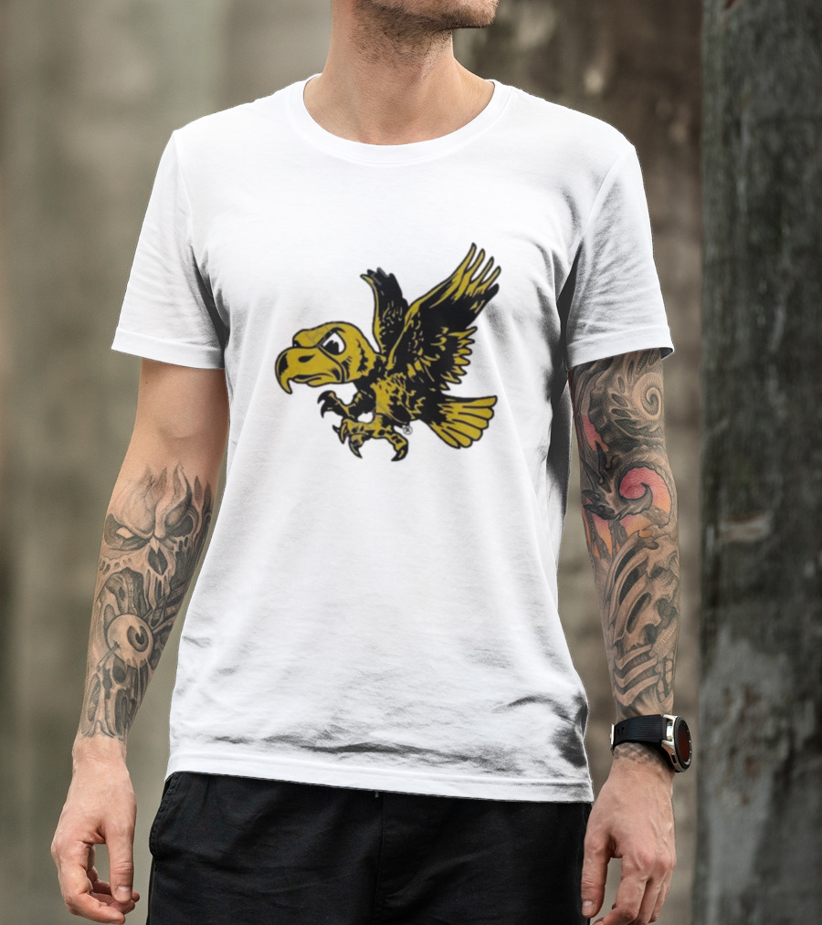 University Of Iowa Vintage Flying Herky Wall Decals T-Shirt
