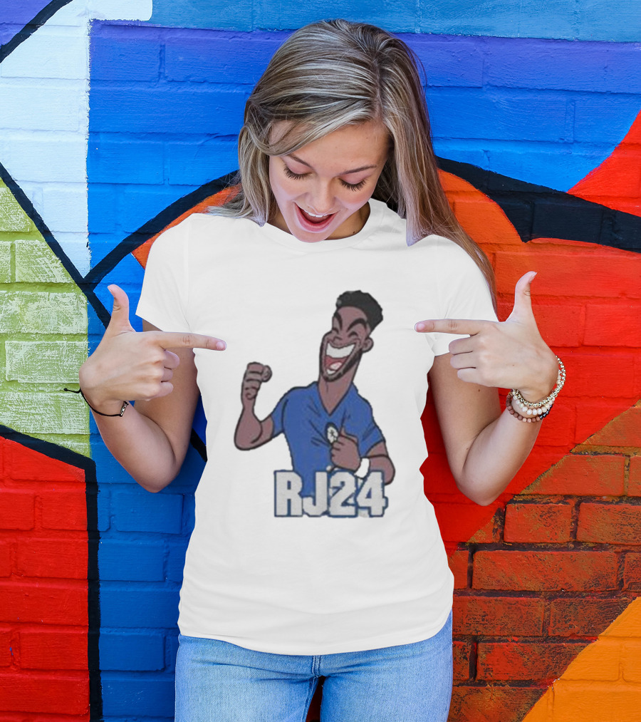 Reece James RJ24 Cartoon Blue Football T-Shirt