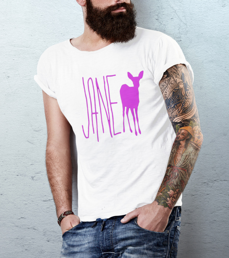 Forbidden Planet Jane Doe Pink Deer T-Shirt