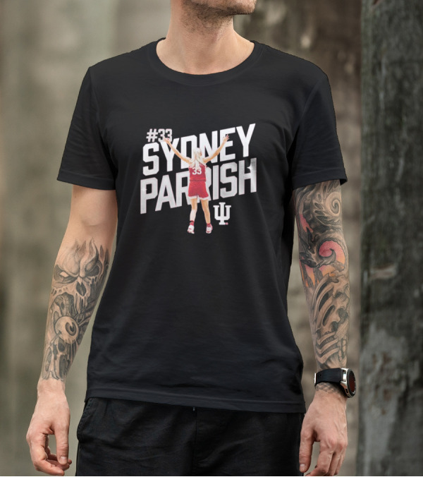 33 Sydney Parrish Indiana Basketball Hoosiers T-Shirt