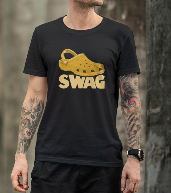 Croc Swag Yellow Clogs T-Shirt