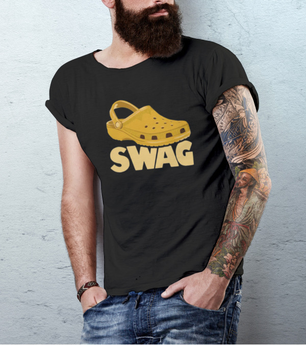 Croc Swag Yellow Clogs T-Shirt