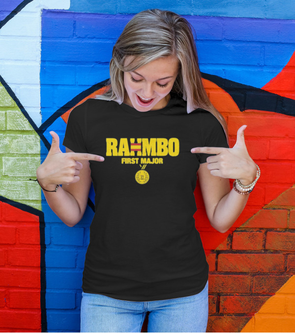 RAHMBO First Major 21 Medal T-Shirt
