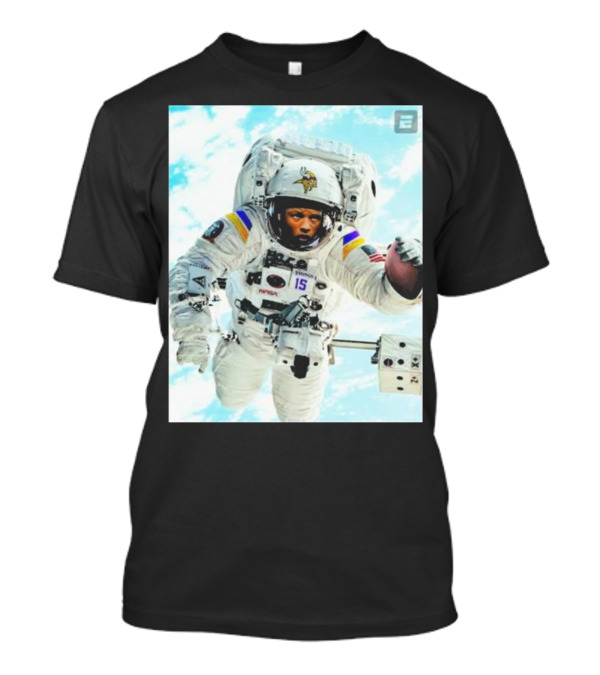 The Passtronaut Vikings Football Astronaut Wins Second Straight Game T-Shirt