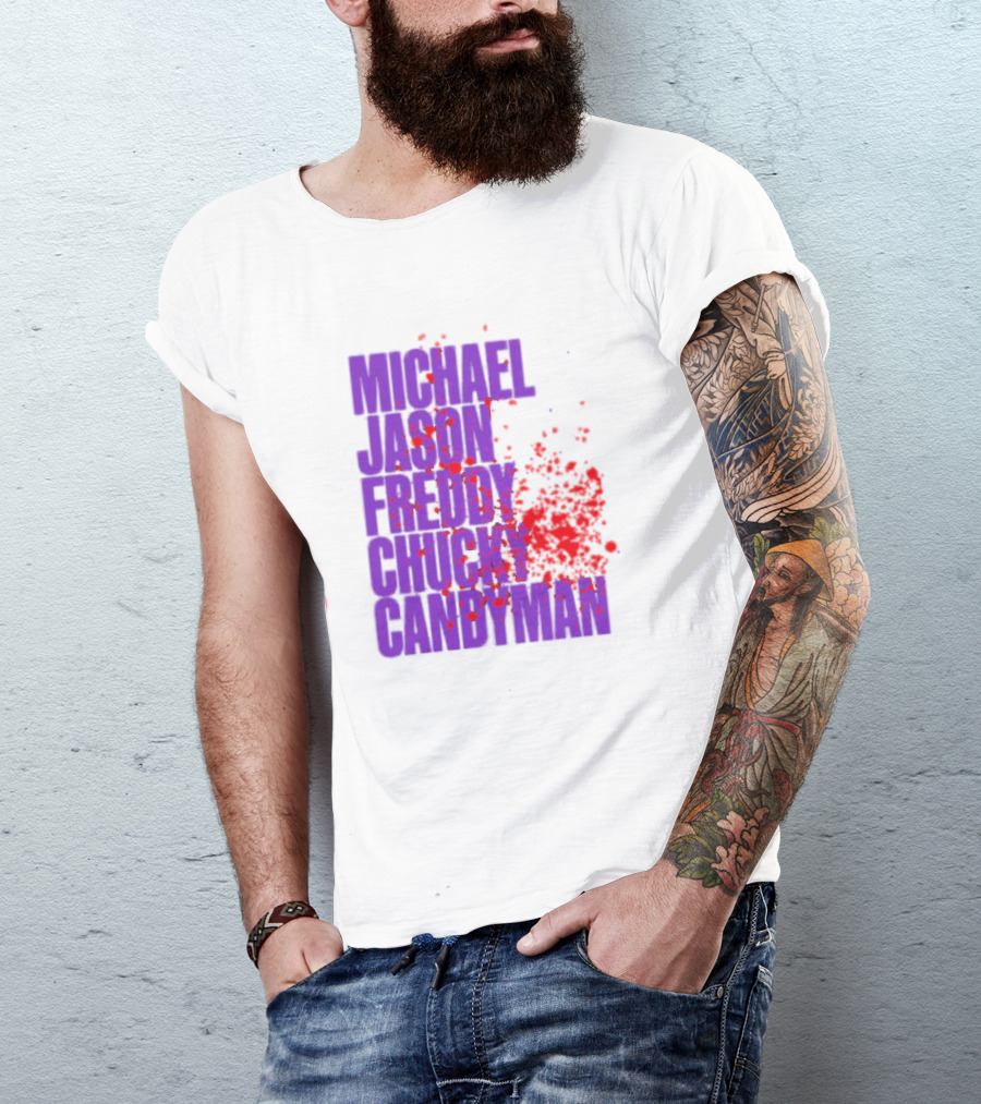 Michael Jason Freddy Chucky Candyman Horror Legends T-Shirt