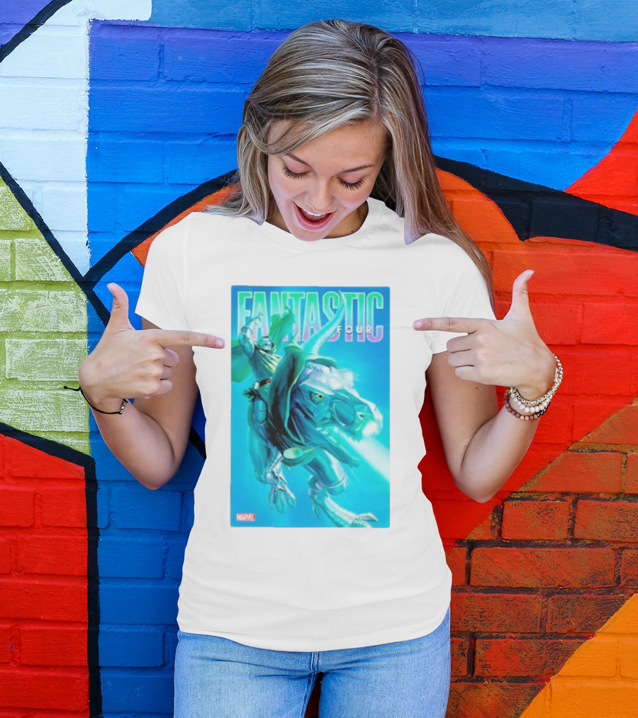 Fantastic Four Marvel Dinosaur T-Shirt