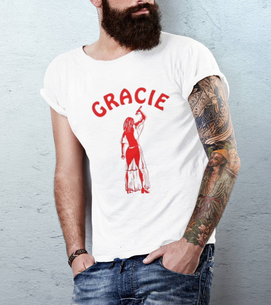 Gracie Abrams Gracie Red Illustration Image T-Shirt