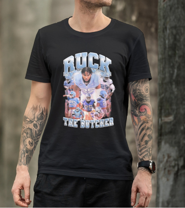 RUCK The Butcher 25 Football Montage T-Shirt