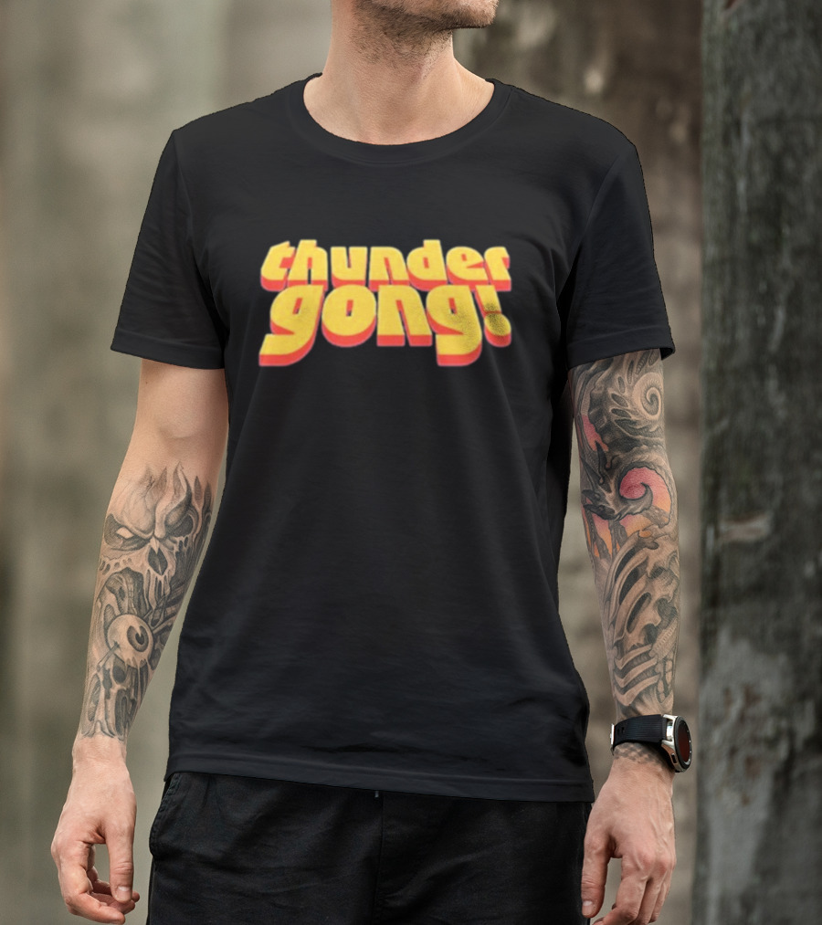 Thunder Gong 3D Retro T-Shirt