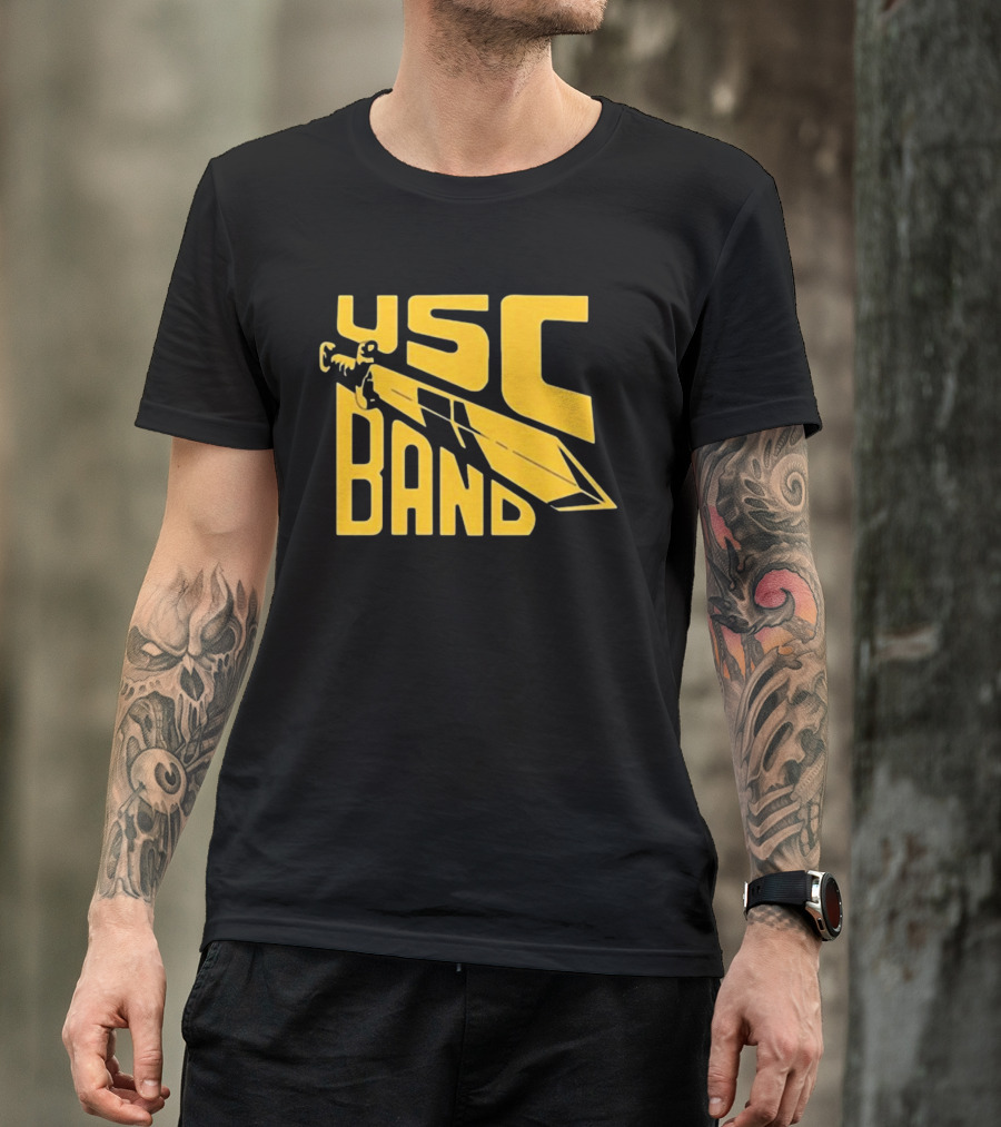Olivia Rodrigo USC Trojans Band Sword Marching Russell T-Shirt