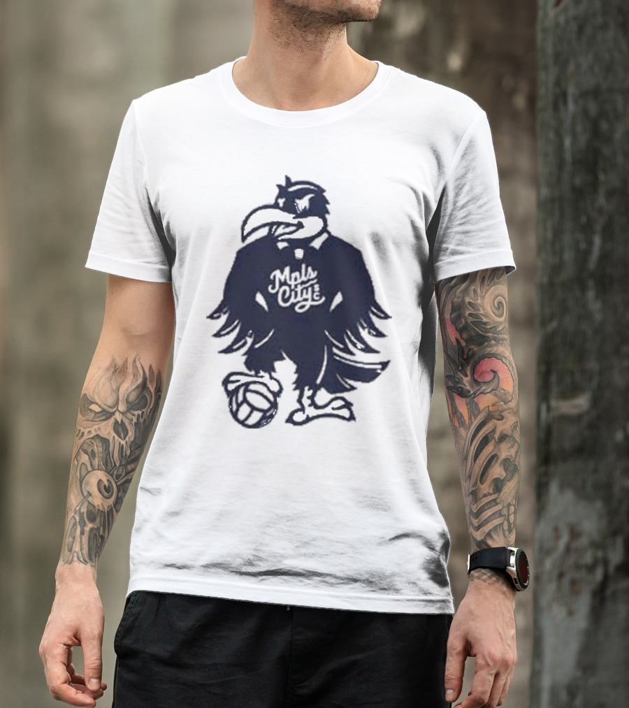 Schmitty The Crow MKE City Basketball Raven T-Shirt