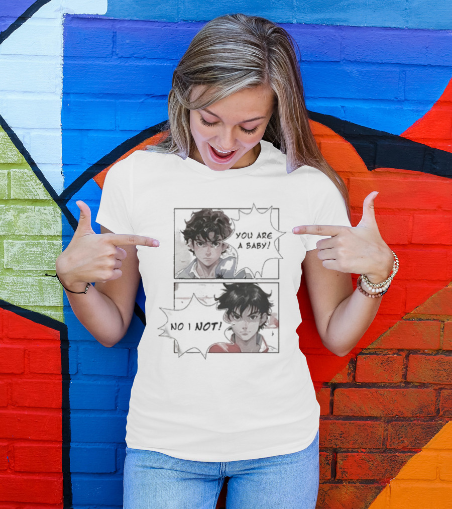 Slushynoobz You Are A Baby No I Not Anime Character Exchange T-Shirt