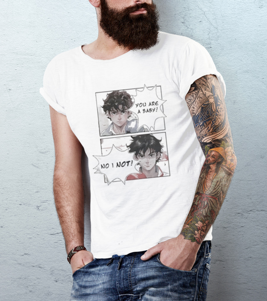 Slushynoobz You Are A Baby No I Not Anime Character Exchange T-Shirt