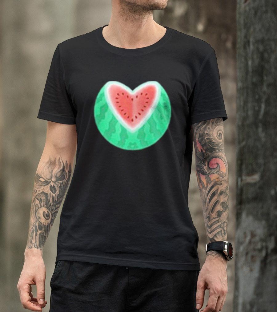 The Yetee Watermelon Heart T-Shirt