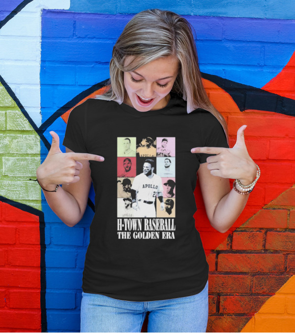 H-Town Baseball Apollo The Golden Era T-Shirt