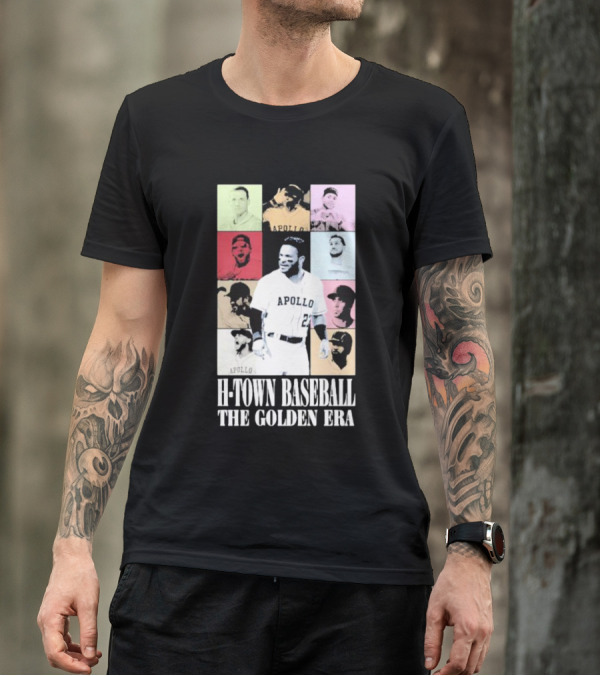 H-Town Baseball Apollo The Golden Era T-Shirt
