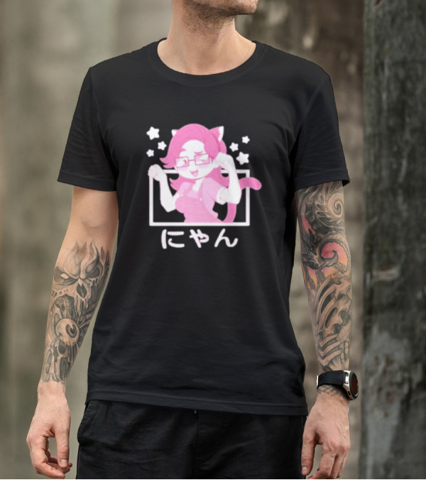 Saberspark Sabie Nyan ゃん Cat Girl Anime T-Shirt