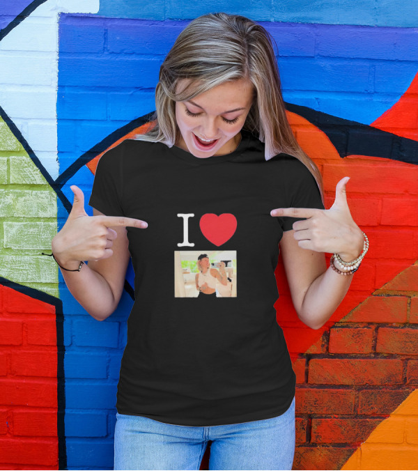 I Love Ls Lauren Sanderson Cropped Selfie心 T-Shirt