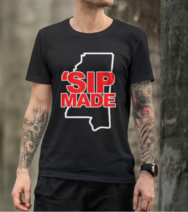 'SIP MADE Mississippi Outline Bolden T-Shirt