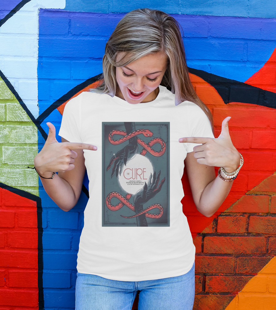 The Cure Buenos Aires November 25 Argentina Phantom Hands And Serpents T-Shirt