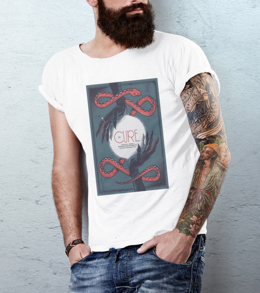 The Cure Buenos Aires November 25 Argentina Phantom Hands And Serpents T-Shirt