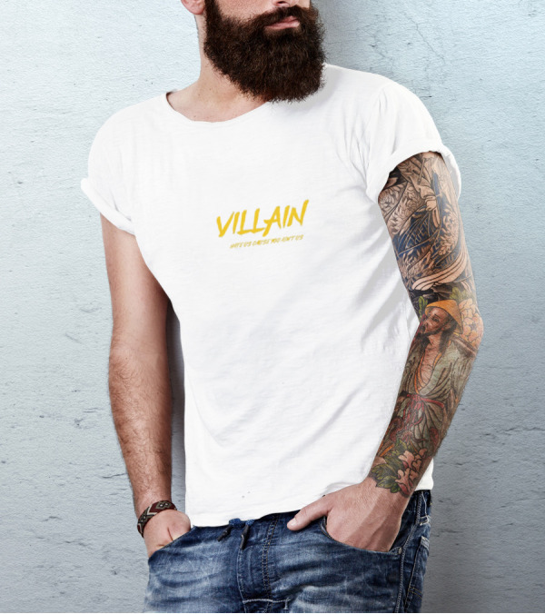 VILLAIN Hate Us Cause You Ain’t Us Minimalist T-Shirt