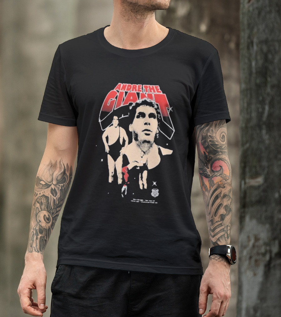 Andre The Giant Ripple Junction Collage Classic Style Stars T-Shirt