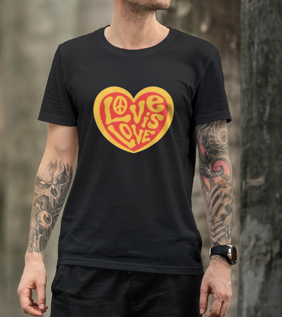 Love Is Love Peace Sign Heart T-Shirt