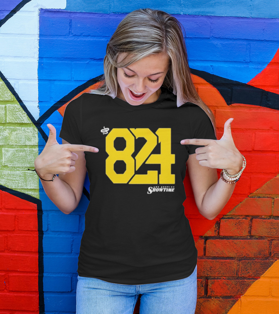 824 Los Angeles Showtime Mamba Day Unity Reptile T-Shirt