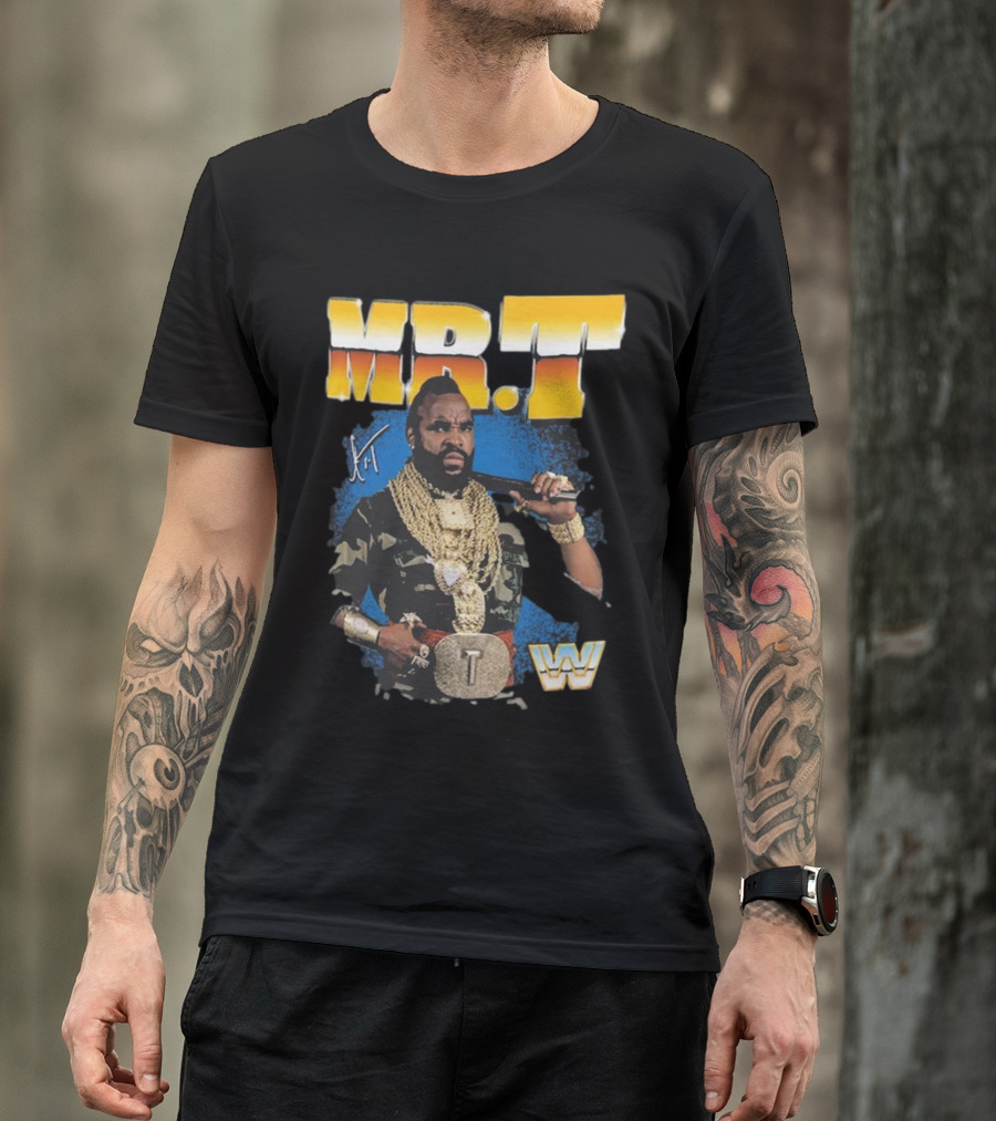 MR. T Signature Camouflage Chains Iconic T-Shirt