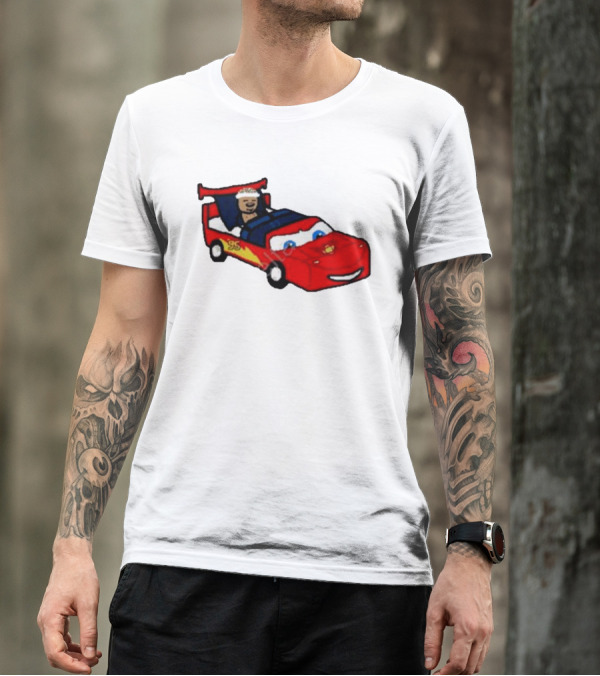Nbapaint Kyle Snooze-ma With Racing Car T-Shirt