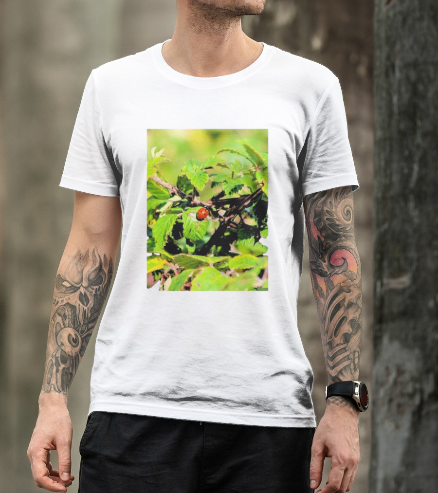 Spot In Nature With Ladybug On Leaf T-Shirt