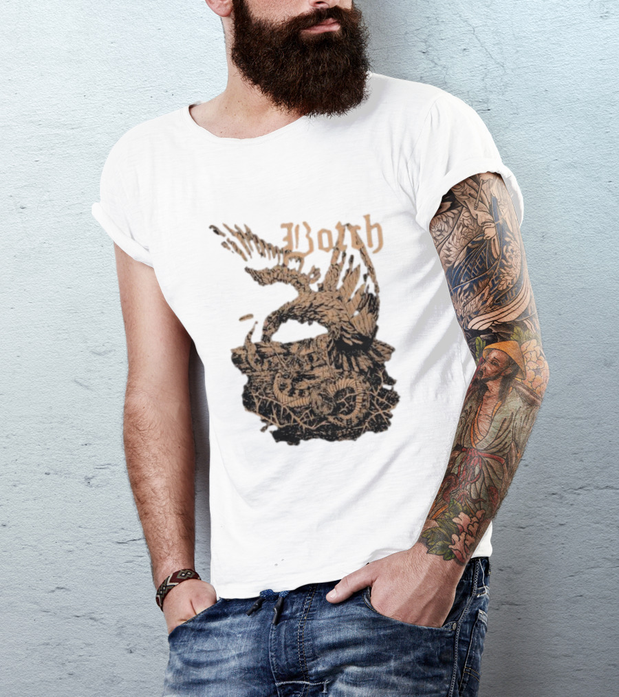 Botch Eagle And Snake Medieval Gothic T-Shirt