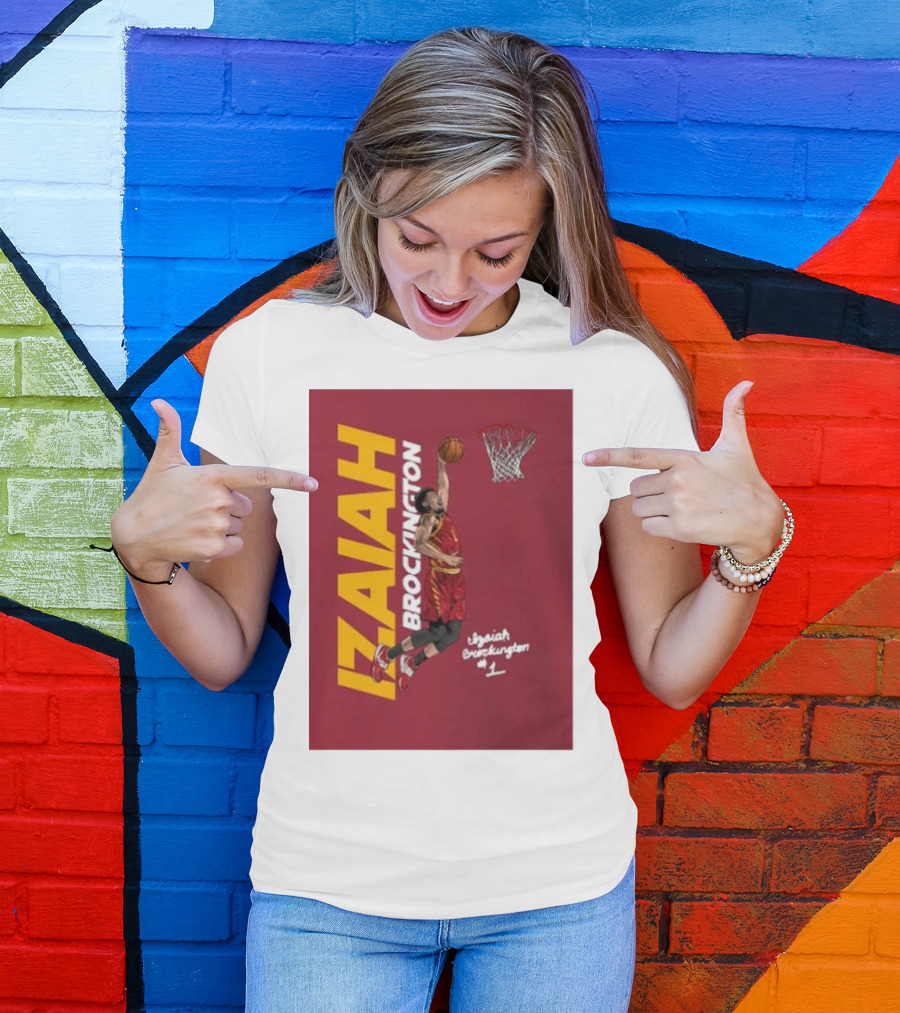 Izaiah Brockington Basketball Dunk #1 Youth T-Shirt
