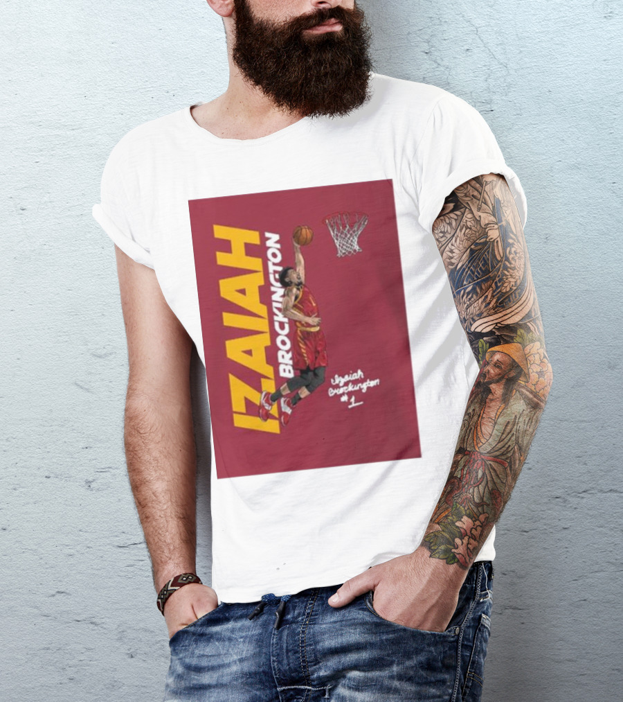 Izaiah Brockington Basketball Dunk #1 Youth T-Shirt