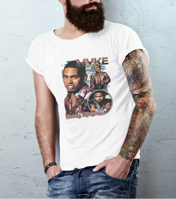 Myke Towers Young Kingz Bold Urban Style Portraits T-Shirt