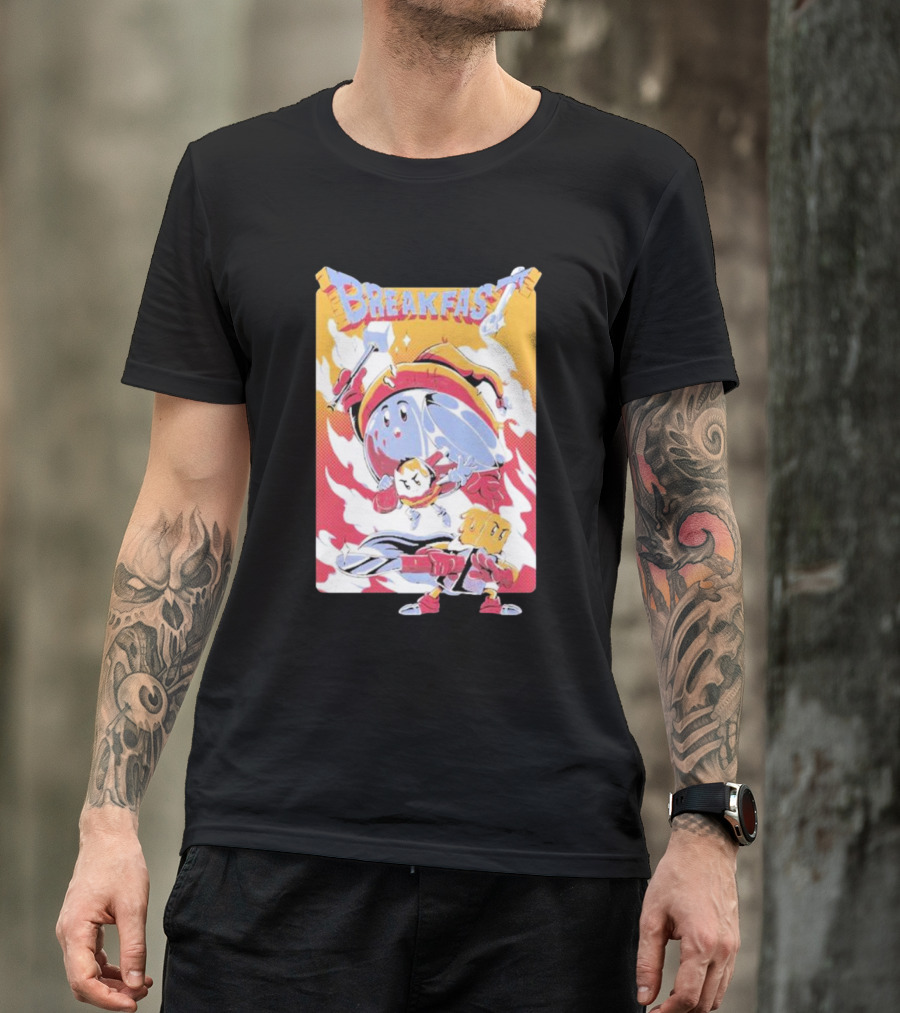 Breakfast Quest Heroes Toast Battlers T-Shirt