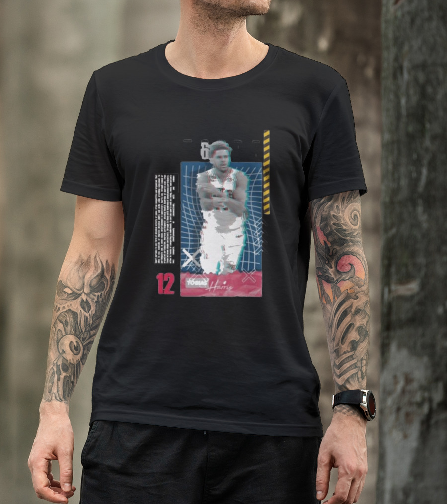 Tobias Harris 12 Basketball Card T-Shirt