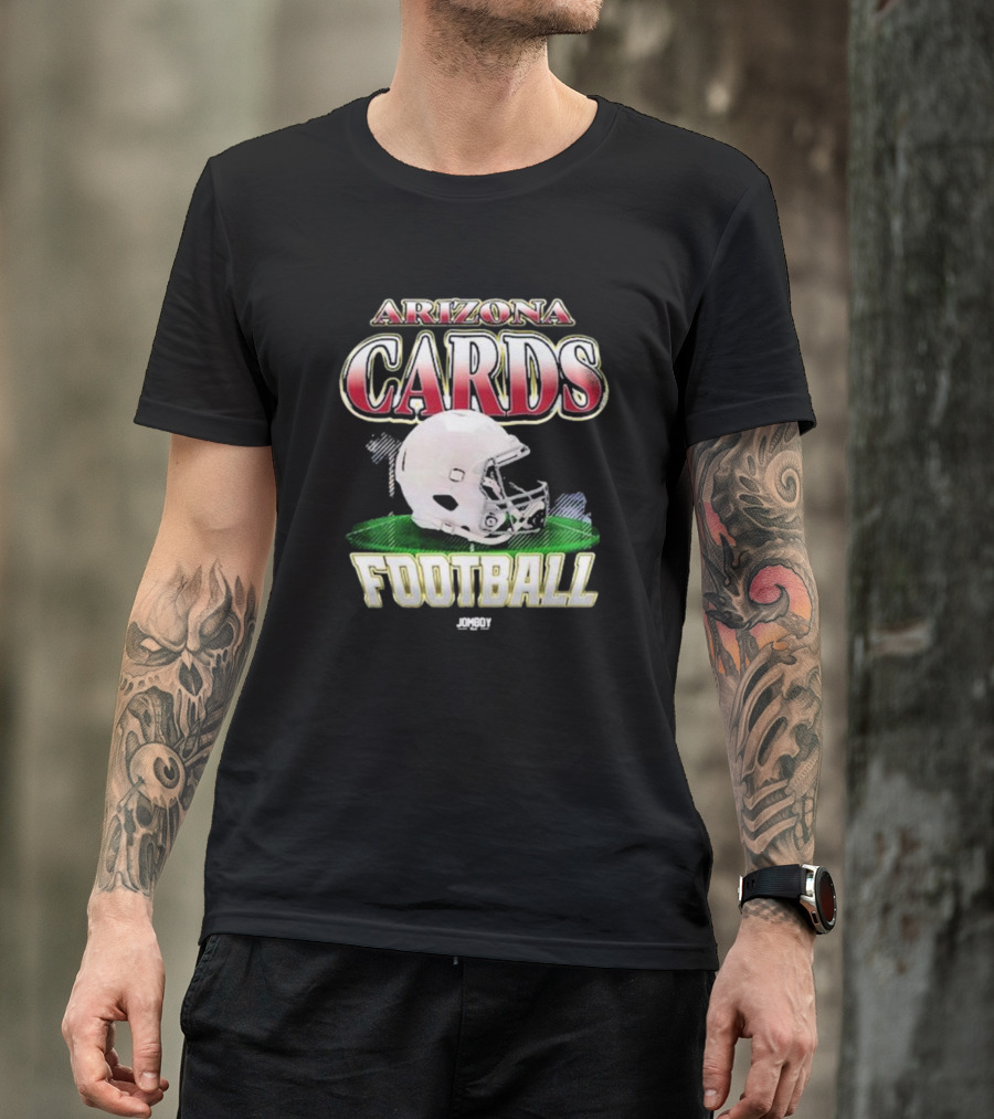 Arizona Cards Football Helmet Jomboy T-Shirt