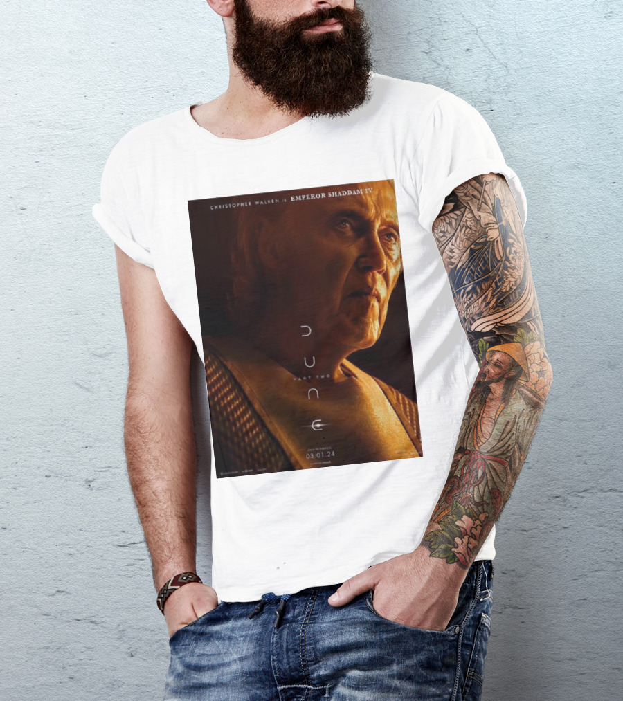 Christopher Walken As Emperor Shaddam IV In Dune Part Two T-Shirt