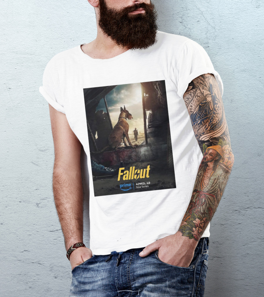 Fallout Prime April 12 New Series Dogmeat T-Shirt