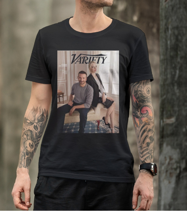 Variety Actors On Actors Emma Stone Bradley Cooper T-Shirt