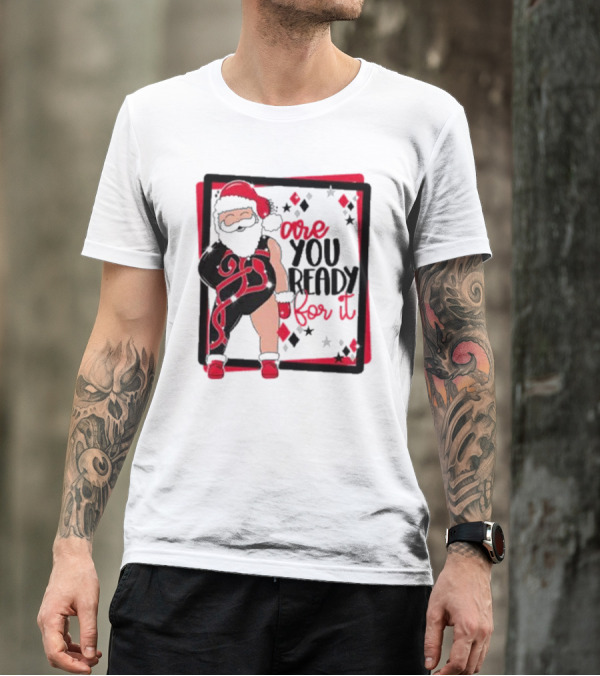 Reputation Taylor's Version Santa Are You Ready For It Santa Wrestler Patchwork Emo Goth T-Shirt