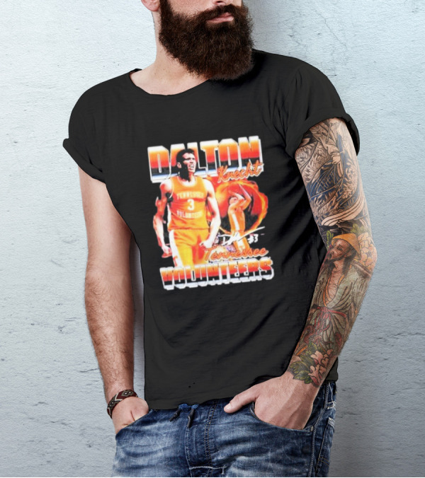 Tennessee Volunteers Dalton Knecht 3 Basketball Vintage T-Shirt