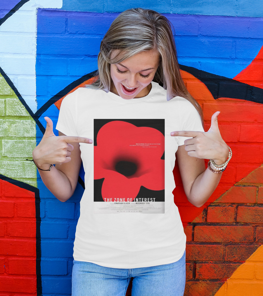 The Zone Of Interest Jonathan Glazer December 15th Red Flower T-Shirt
